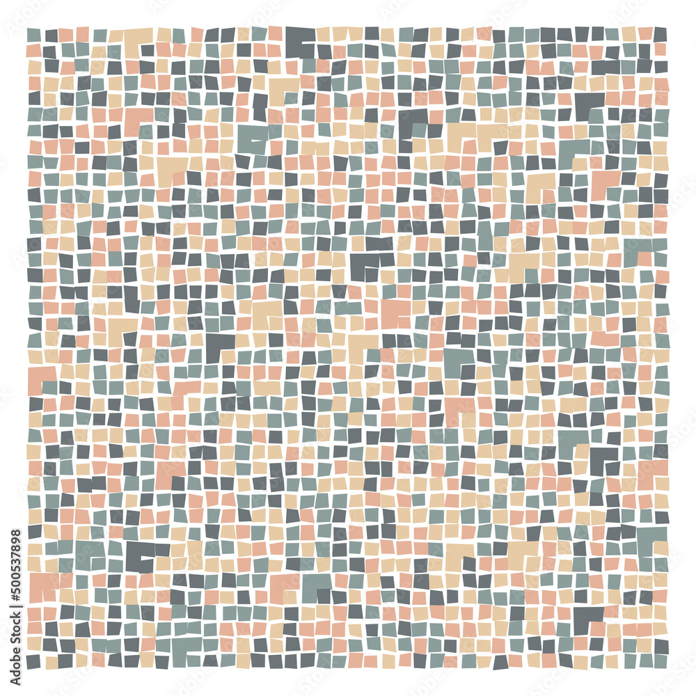 Fototapeta premium Offset Quads generative art background art illustration