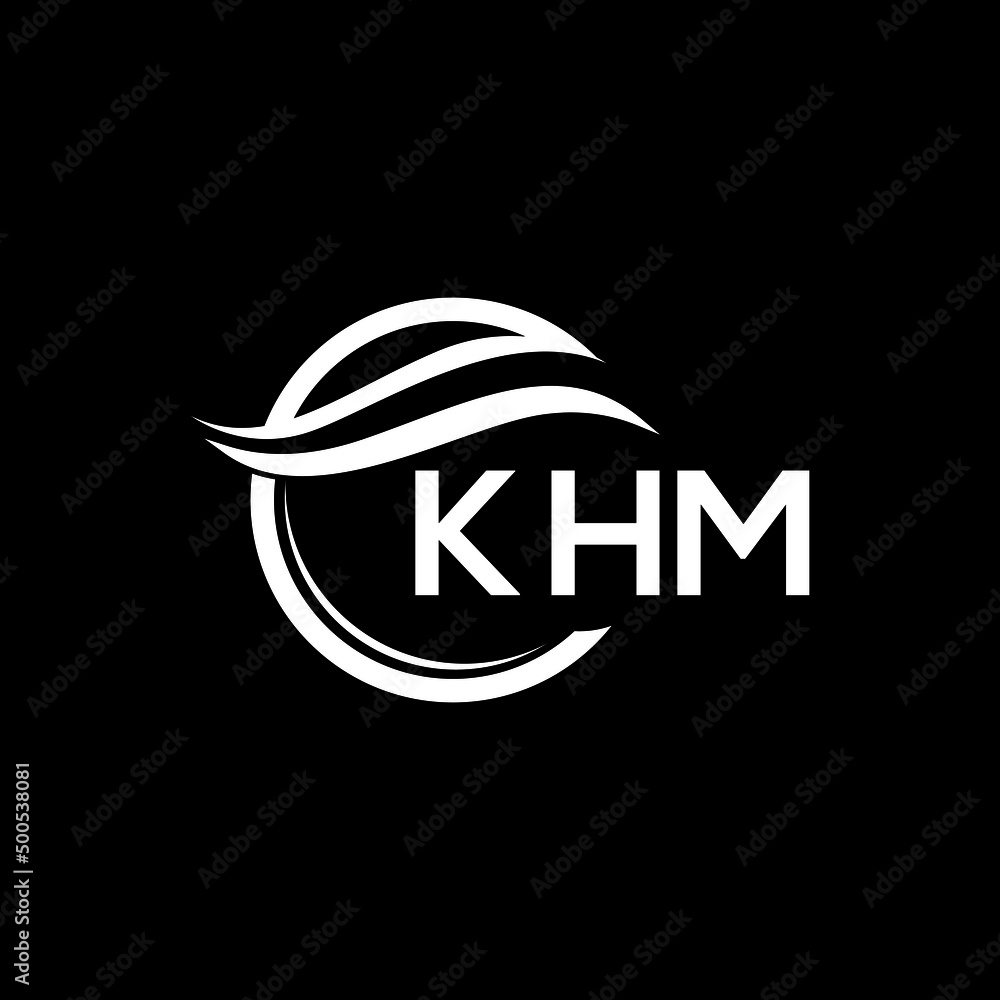 KHM letter logo design on black background. KHM creative initials letter logo concept. KHM letter design.
KHM letter logo design on black background. KHM creative initials letter logo concept. KHM letter design.