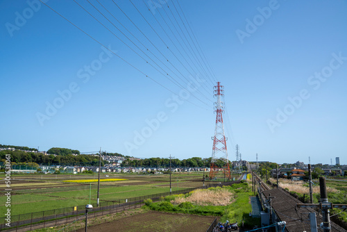 鉄塔のある風景