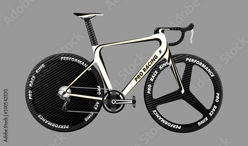 Racing Road Bicycle Full Carbon lightweight Green