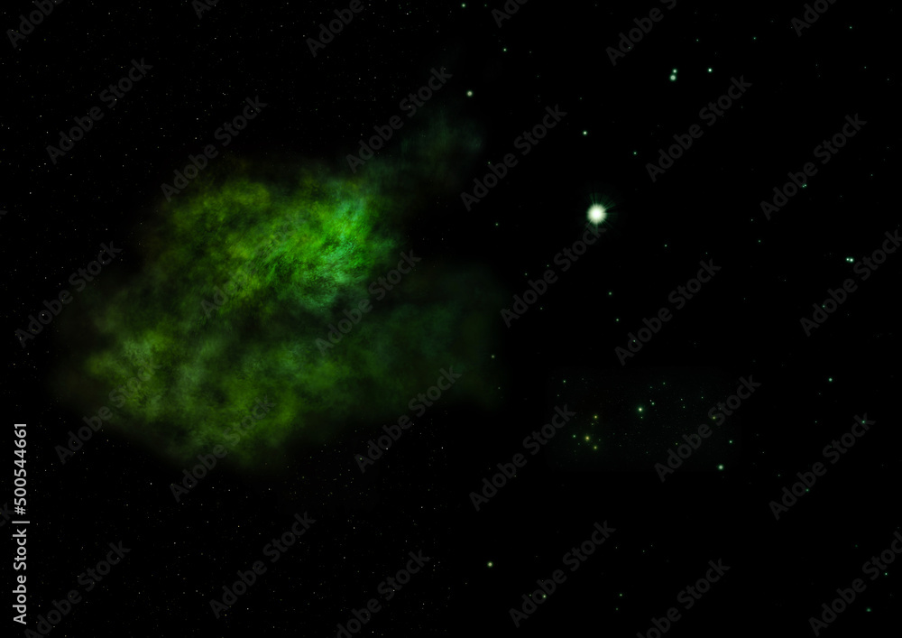 Fototapeta premium Small part of an infinite star field