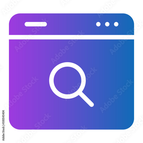 search gradient icon