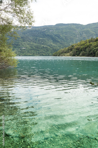 Fototapeta Naklejka Na Ścianę i Meble -  Molveno lake Trentino Alto Adige Italy
