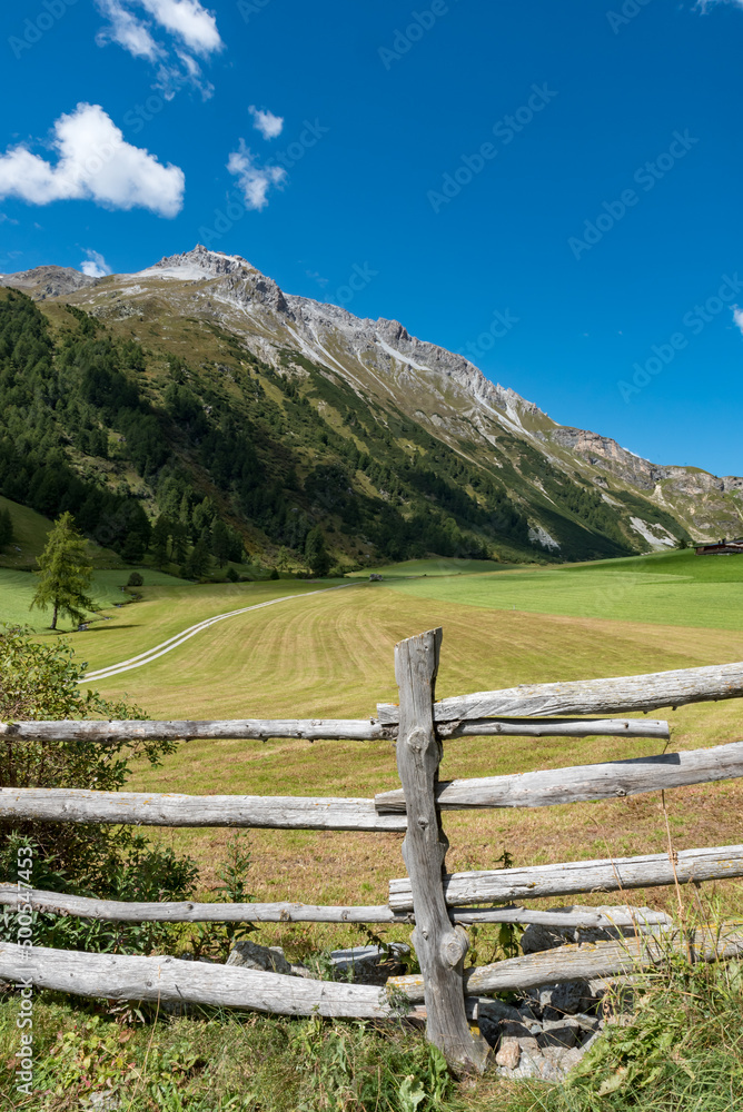 Mountain trail South Tyrol Italy