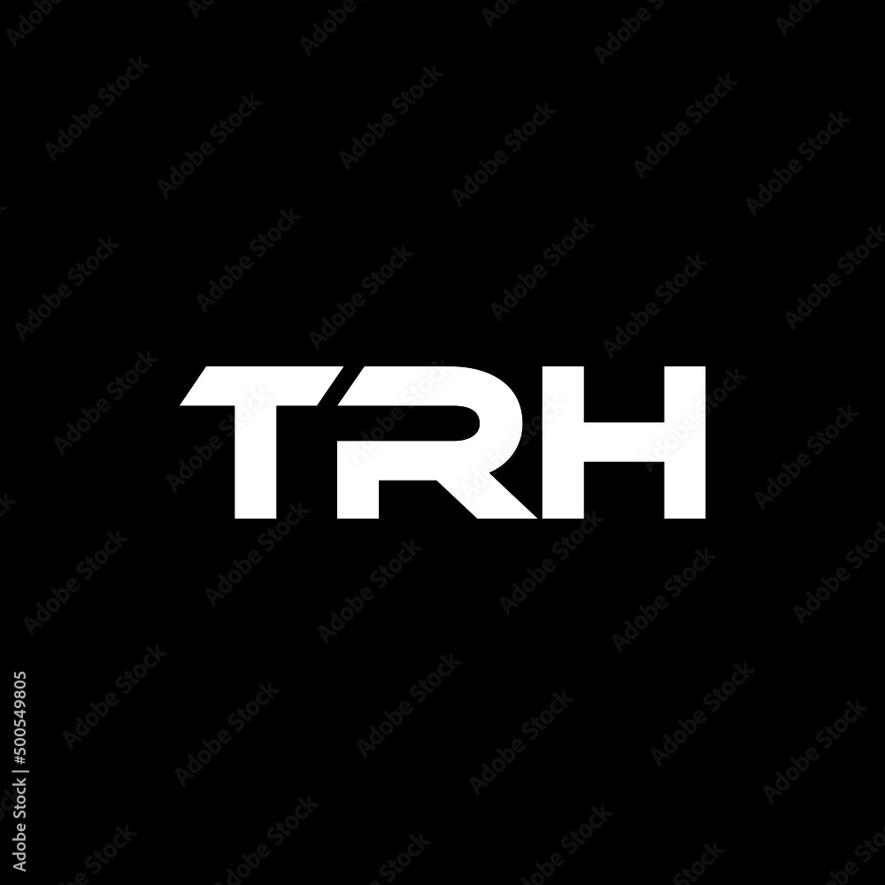 TRH letter logo design with black background in illustrator, vector logo modern alphabet font overlap style. calligraphy designs for logo, Poster, Invitation, etc. TRH letter logo design with black background in illustrator, vector logo modern alphabet font overlap style. calligraphy designs for logo, Poster, Invitation, etc.
