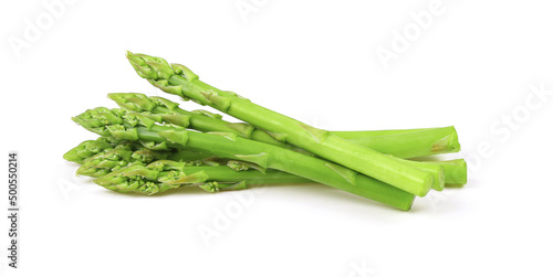 Asparagus isolated on white