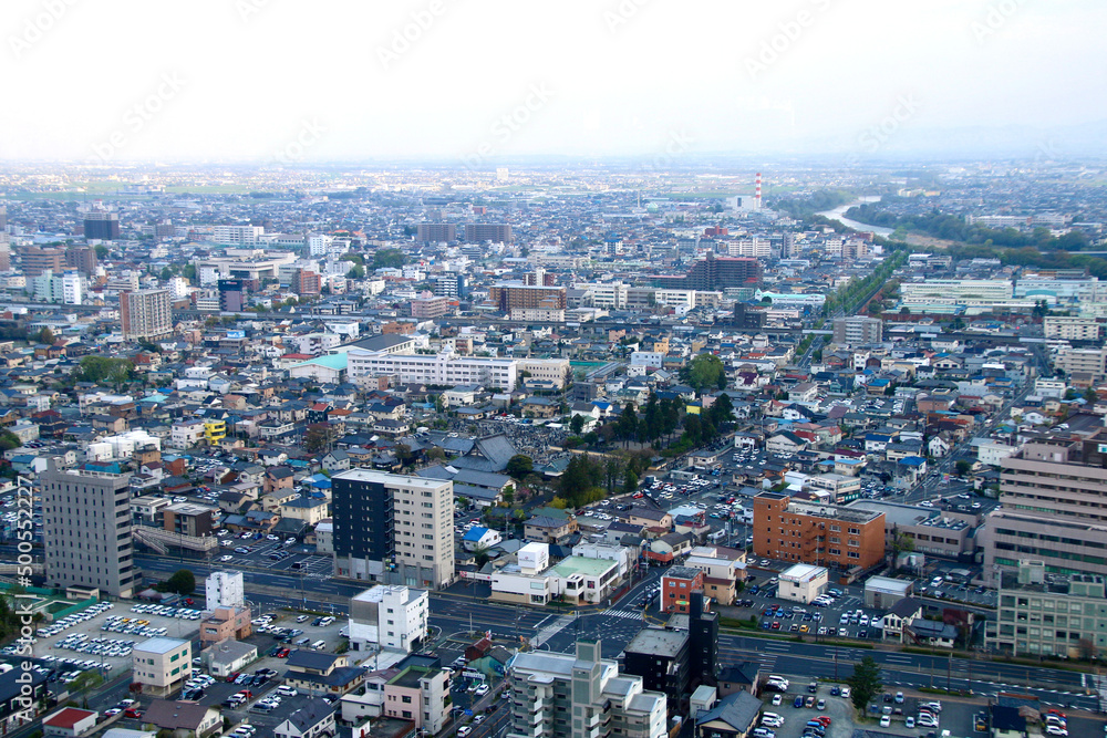 群馬県庁・展望ホールからの眺望（群馬県・前橋市）