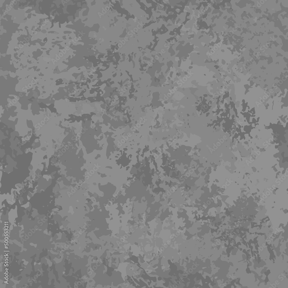 Obraz premium Abstract сoncrete cement vector seamless pattern. Neutral gray endless texture. Grunge illustration