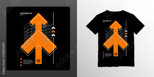 Streetwear t-shirt design, suitable for screen printing, jackets and others