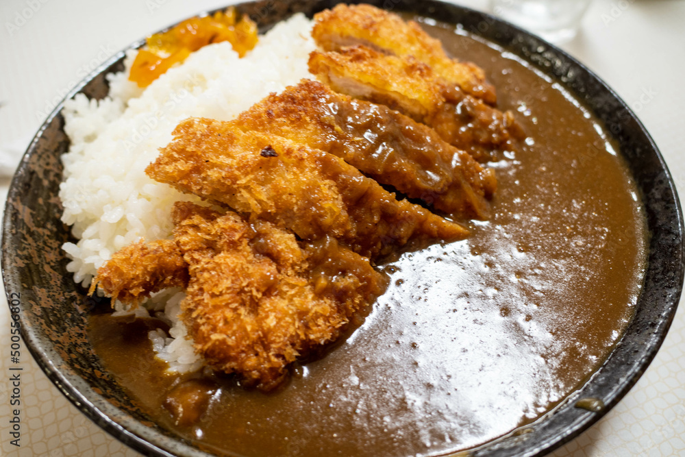 とても美味しい日本のカツカレー とても美味しい日本のカツカレー