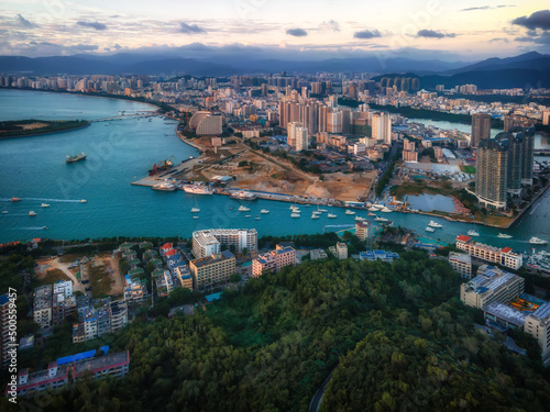 Hainan Sanya Island Scenery Aerial Photography