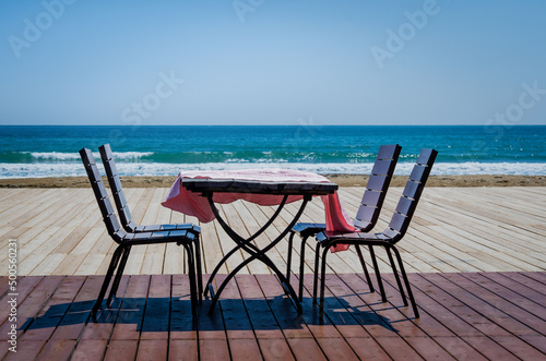 Outdoor dining on the beach © Tatiana Sidorova