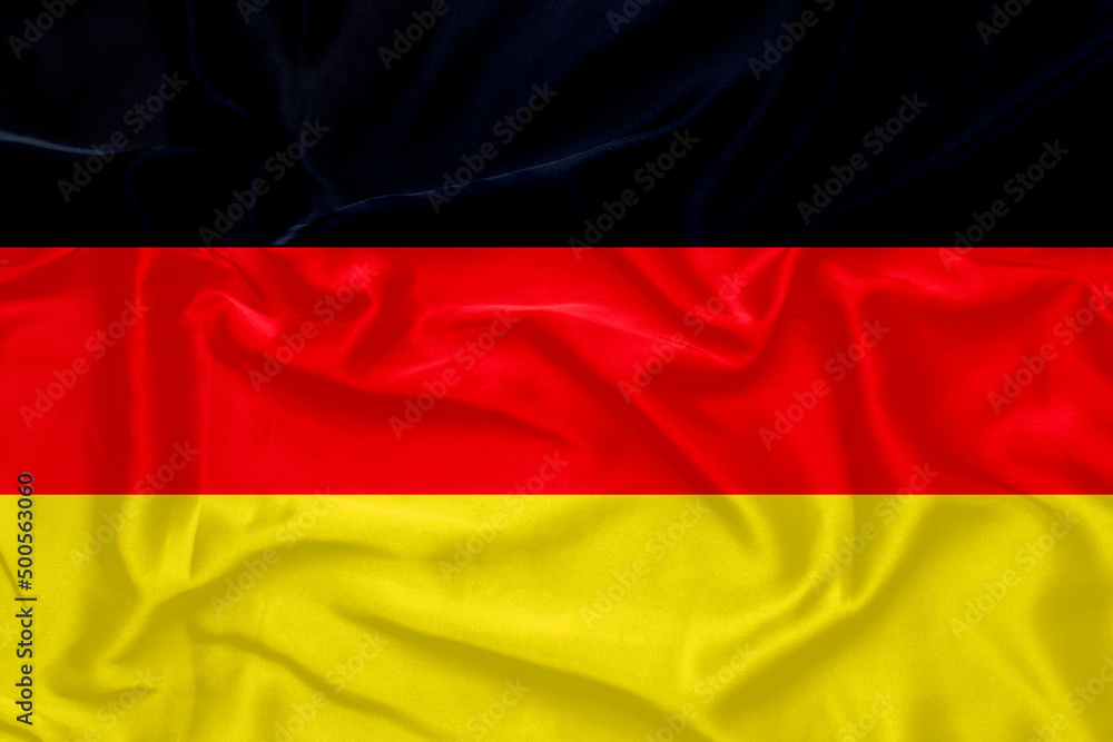 flag Germany silk background, silk texture.