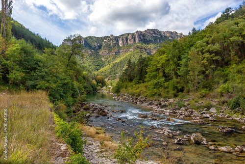 The Tarn Gorge river near Le Rozier.