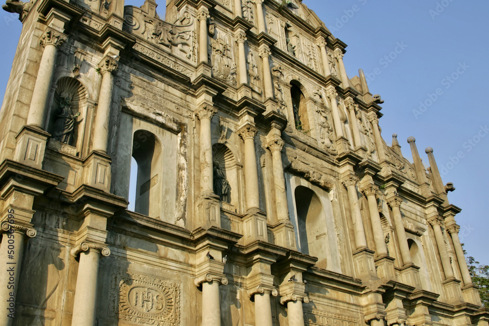 St Pauls cathedral in Macao