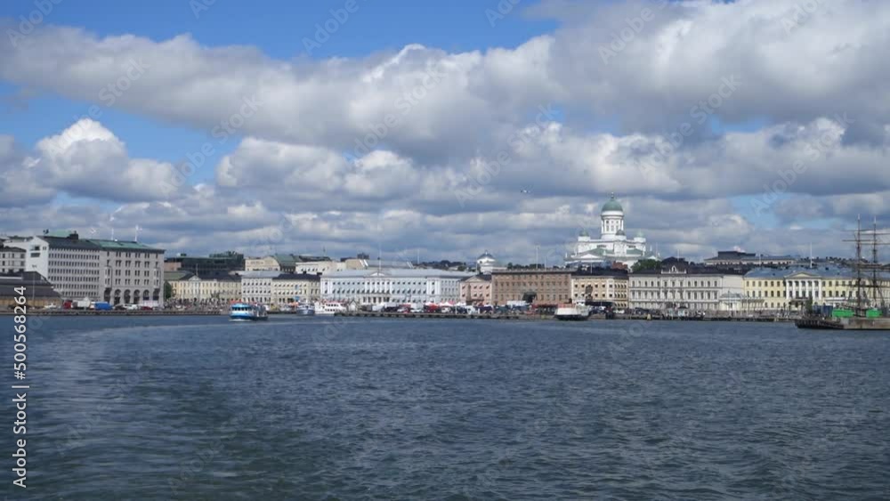 On board a ferry leaving Helsinki On board a ferry leaving Helsinki