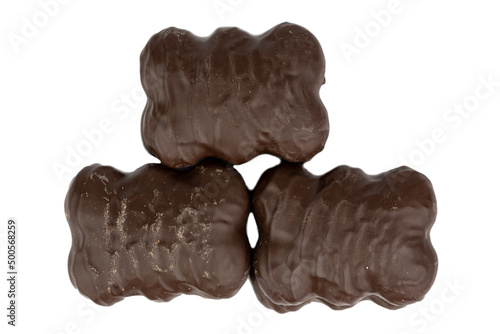 Obraz na płótnie The Chocolate Covered Gingerbread Cookies w salonie
