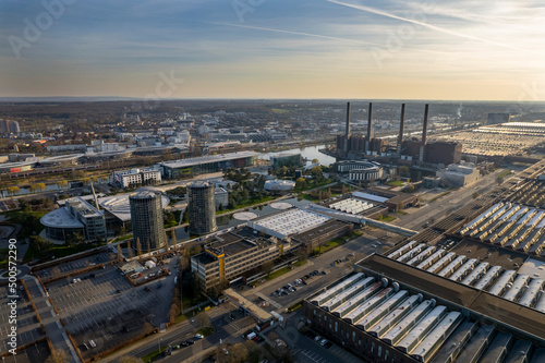 Wolfsburg aus der Luft