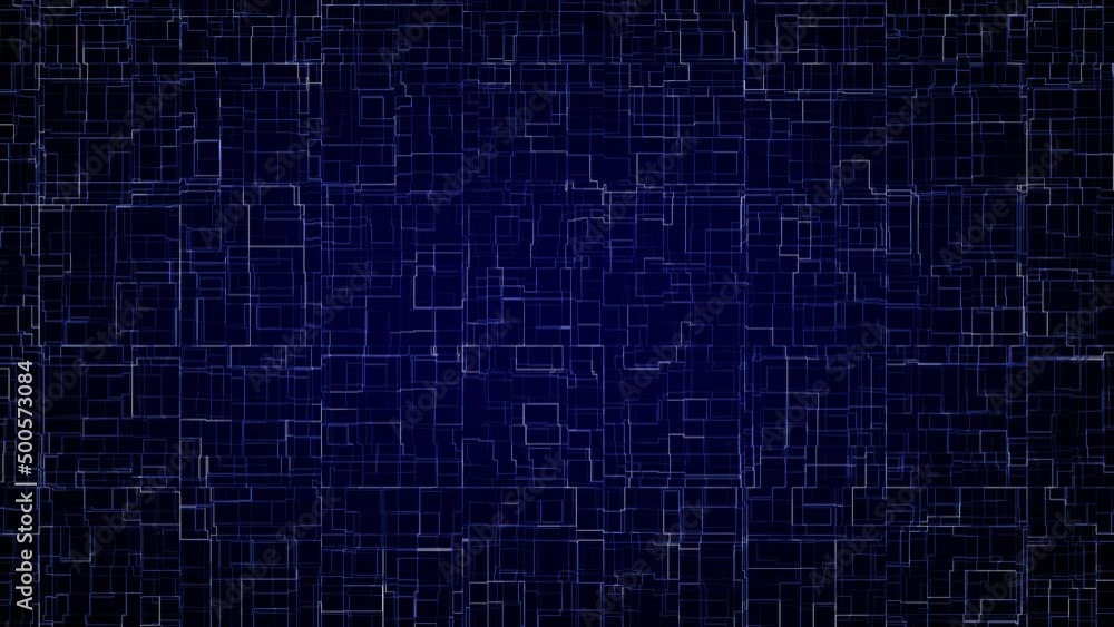 Blue Geometric Patterns Loop Forward Animation Background Blue Geometric Patterns Loop Forward Animation Background