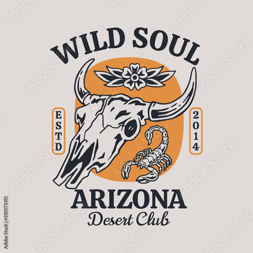 Western theme vector artwork for t-shirts prints, posters and other uses.