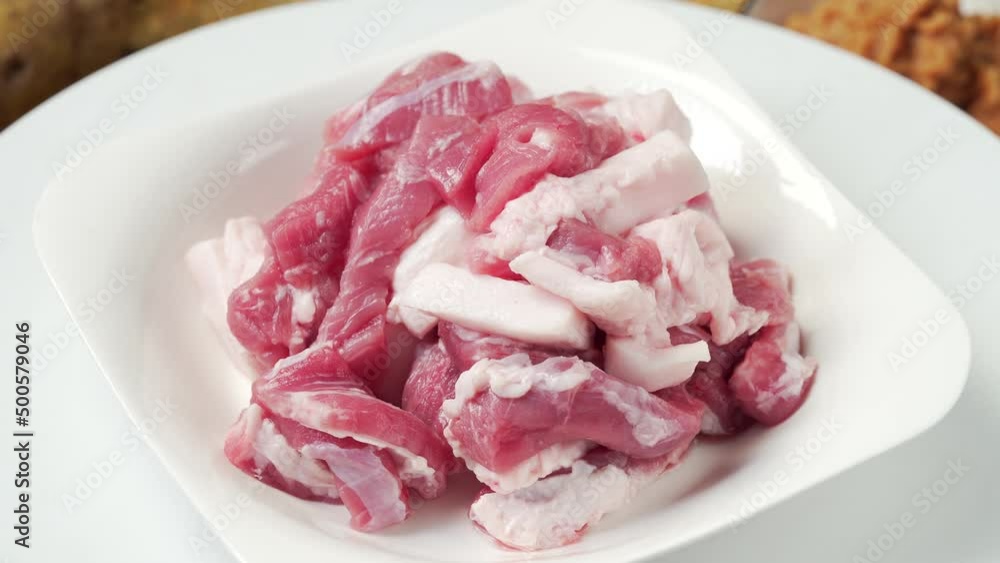 Japanese style miso yaki kidney beans cooking process Japanese style miso yaki kidney beans cooking process
