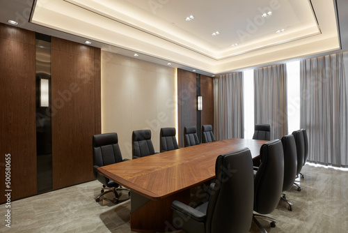 Modern Chinese style office, Conference Room