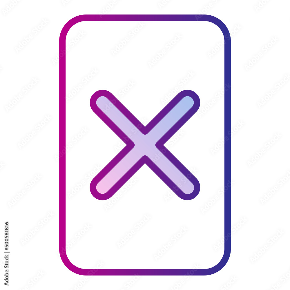 Obraz premium red card