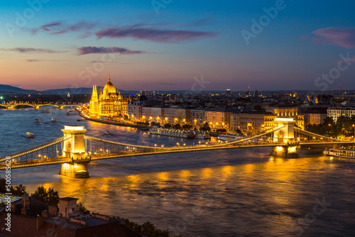 Panoramic view of Budapest