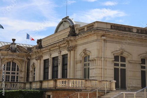 Le palais des congrès, ancien casino, vu de l'extérieur, ville de Vichy, département de l'Allier, France