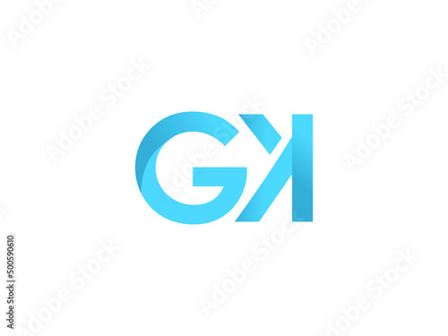 Free Download Gk letter green logo - GFXLoad