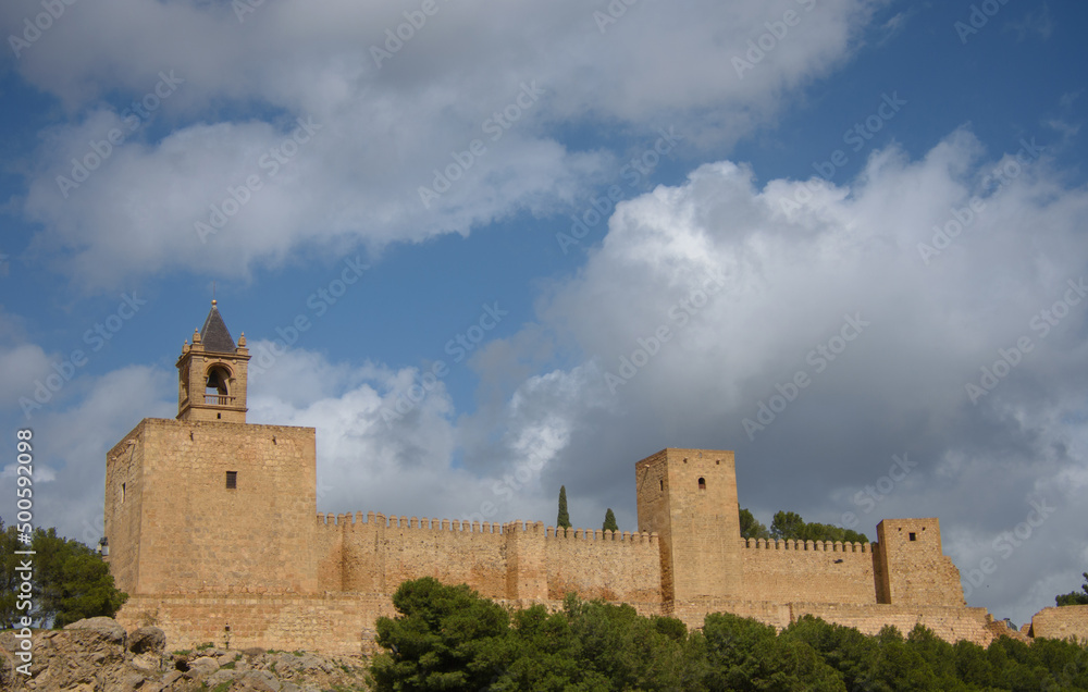 Old Moorish construction in the town of Antequera, Andalusia, Spain Old Moorish construction in the town of Antequera, Andalusia, Spain