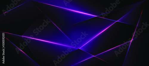 Abstract Elegant diagonal striped purple background and black abstract , dark and cyber punk
