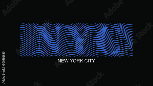 NY city Brooklyn typography tee shirt design graphic print