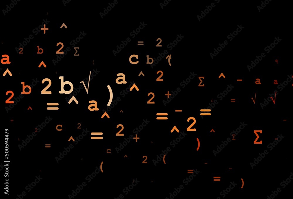 Dark Red vector backdrop with algebra elements. Dark Red vector backdrop with algebra elements.