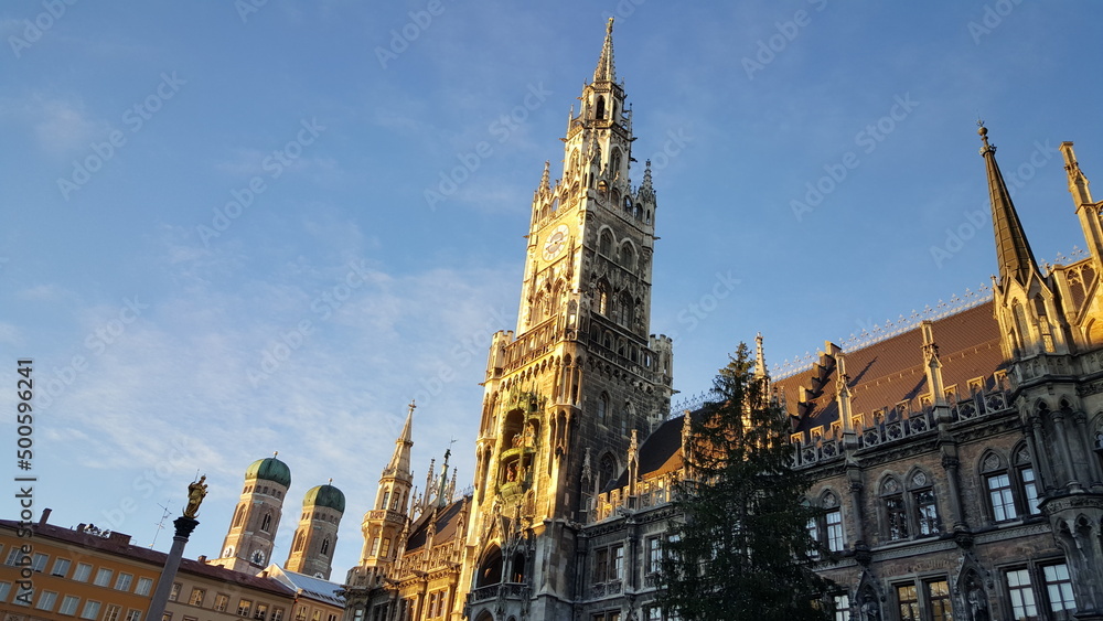 Naklejka premium Rathaus München