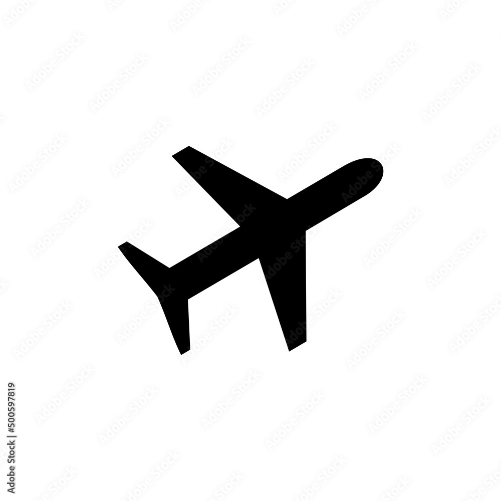 Airplane icons. Airlines. Plane logo template Airplane icons. Airlines. Plane logo template