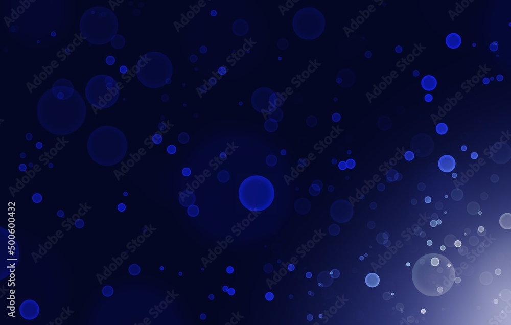 Image of defocus lights on a dark background. Abstract Background.