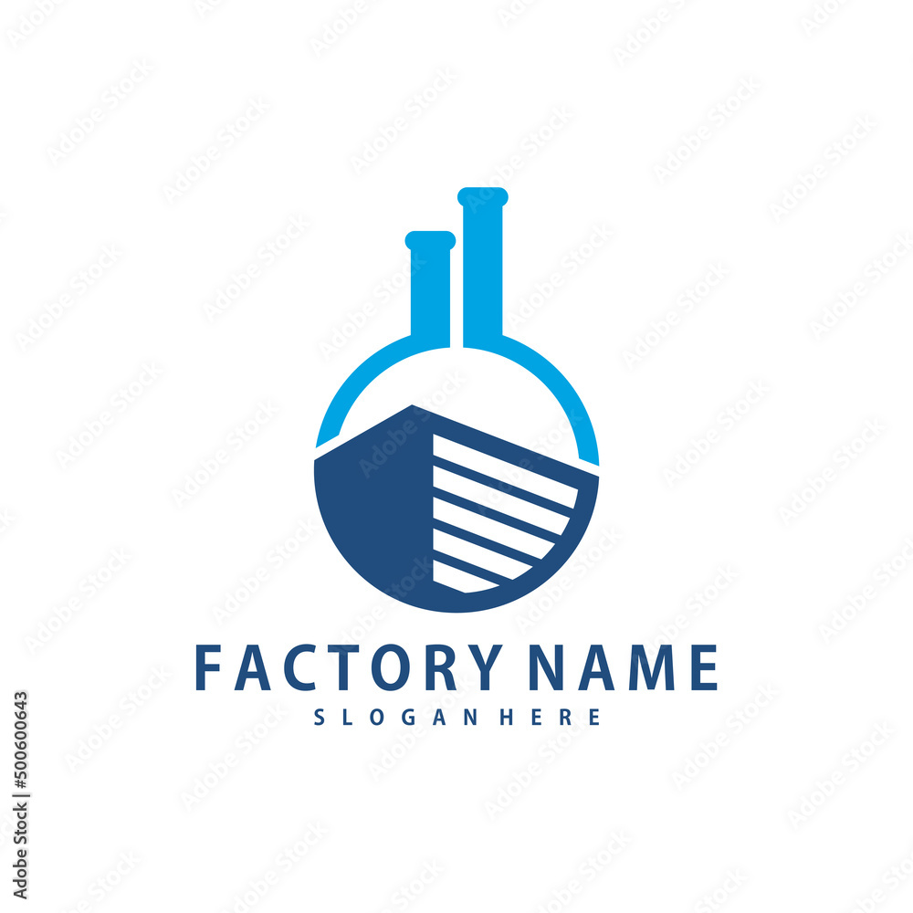 Lab Factory logo design vector, Creative Factory logo design Template Illustration Lab Factory logo design vector, Creative Factory logo design Template Illustration