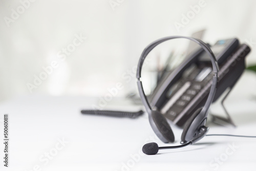 Communication support  call center and customer service help desk.for  call center  concept