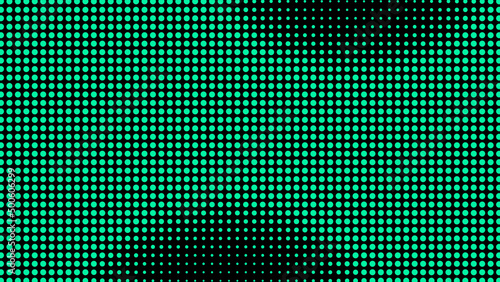 Generative real time art. Screen media technology. Code, digital creative. Coding abstract video trippy. Mesh LCD display. Scale size different hole space.