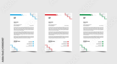 Corporate letterhead design for your business