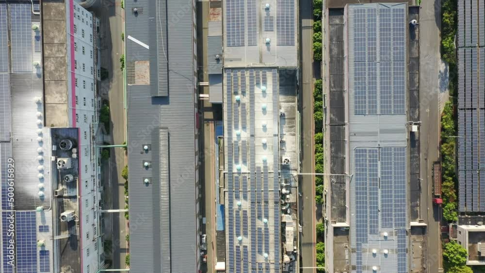 solar panels on factory rooftop solar panels on factory rooftop