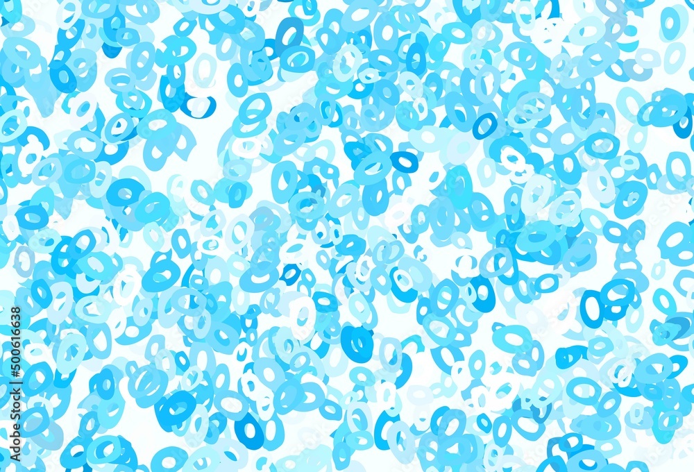 Light Blue, Red vector cover with spots. Light Blue, Red vector cover with spots.