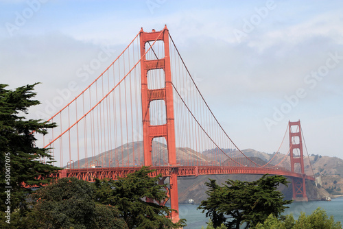 Golden gate bridge in San Francisco in California, USA © Lucy 