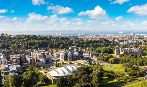 Canvastavla Edinburgh from Arthur's Seat