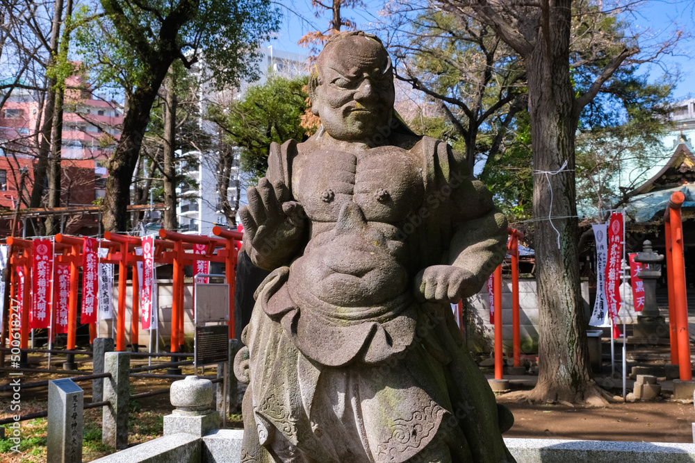 東京都豊島区 雑司ヶ谷鬼子母神堂(法明寺)仁王像(吽形) 東京都豊島区 雑司ヶ谷鬼子母神堂(法明寺)仁王像(吽形)