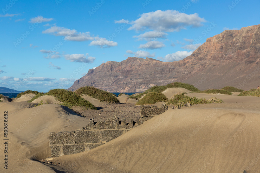 Nature swallowed up civilization on the island of Lanzarote