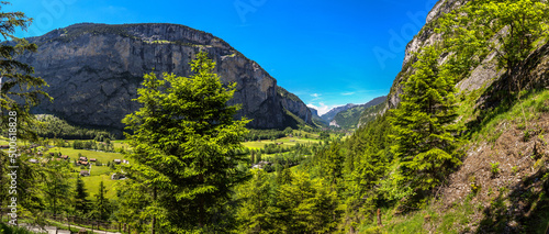 Lauterbrunnen Valley in Switzerland