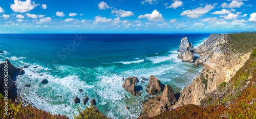 Fotografiet Atlantic ocean coast in Portugal