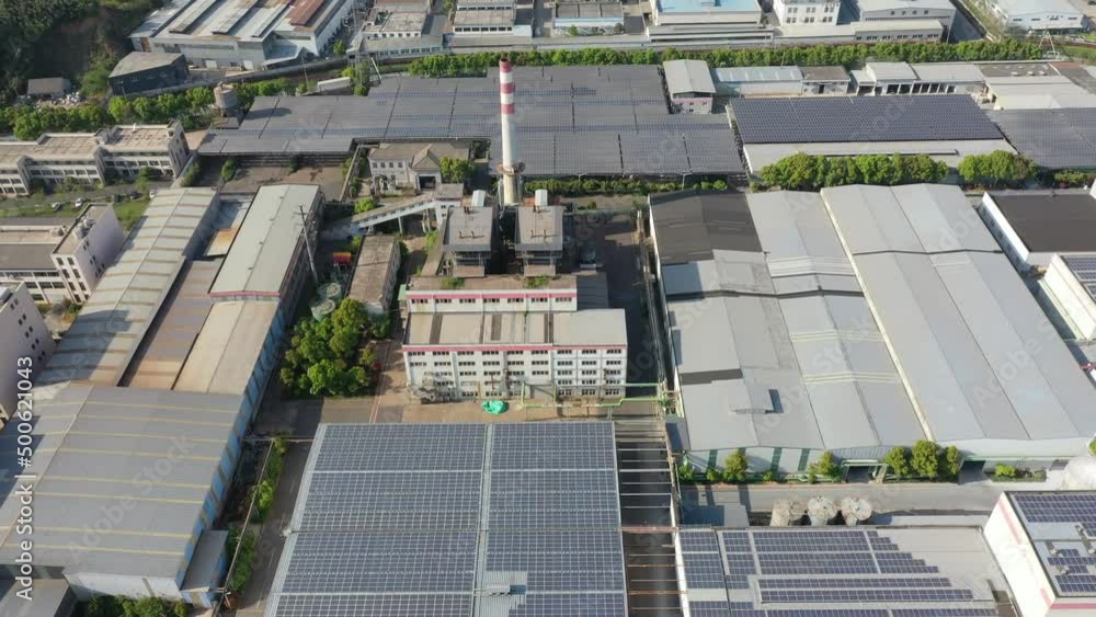 chemical plant with solar in city chemical plant with solar in city